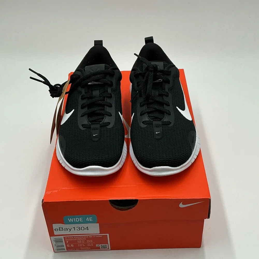 Nike Black White Lightweight Running Shoes